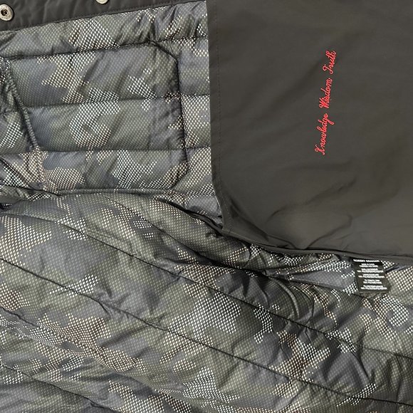 Robert Graham Full Zip Field Jacket Mens Stone $348 Black Logo RGF22R80 NEW - Picture 11 of 16